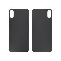 Backcover Grau Space iPhone XS (Großes Loch) (Ohne Logo)