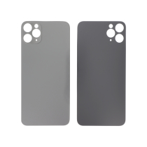 Backcover Grau Space iPhone 11 Pro Max (Großes Loch) (Ohne Logo)
