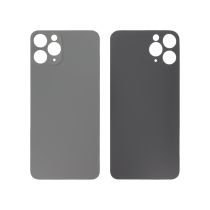 Backcover Grau Space iPhone 11 Pro (Großes Loch) (Ohne Logo)