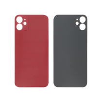 Backcover Rot iPhone 11 (Großes Loch) (Ohne Logo)