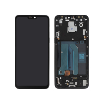 Displayeinheit Schwarz OnePlus 6 (Mit Rahmen)