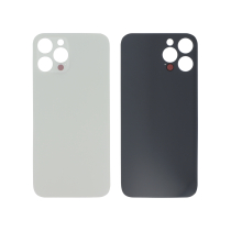 Backcover Silber iPhone 12 Pro Max (Großes Loch) (Ohne Logo)