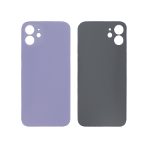 Backcover Violett iPhone 12 (Großes Loch) (Ohne Logo)