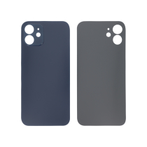Backcover Blau iPhone 12 (Large Hole) (Ohne Logo)