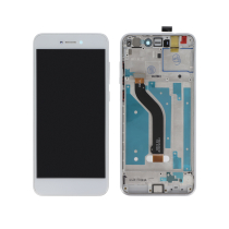 Displayeinheit Weiß Huawei P8 Lite 2017/Honor 8 Lite (Mit Rahmen)