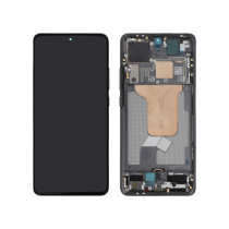 Displayeinheit Schwarz Xiaomi 12/12X (Mit Rahmen)