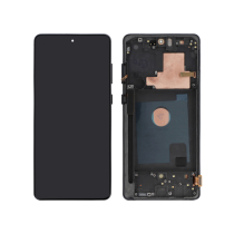Displayeinheit Schwarz Galaxy Note 10 Lite (N770F) (Mit Rahmen)
