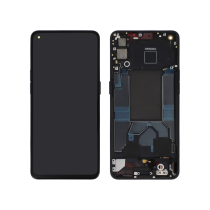 Displayeinheit Schwarz OLED Oppo Reno 6 5G (mit Rahmen)