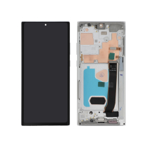 Displayeinheit Weiß OLED Galaxy Note 20 Ultra (N985F/N986B) (Mit Rahmen)