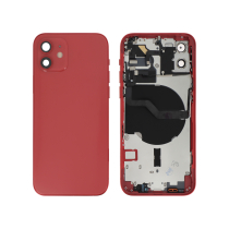 Backcover Komplett Rot iPhone 12 (Ohne Logo)