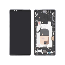 Displayeinheit Schwarz Xperia 1 (mit Rahmen) (ReLife)