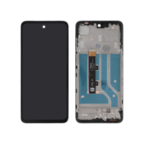 Displayeinheit Schwarz Moto Edge 20 Lite (mit Rahmen) (ReLife)