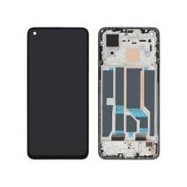 Displayeinheit Schwarz OnePlus Nord 2 5G (mit Rahmen) (ReLife)