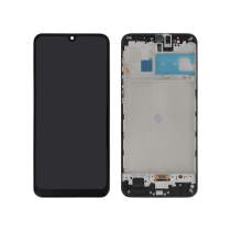 Displayeinheit schwarzes OLED Galaxy M31 (M315F) (mit Rahmen)