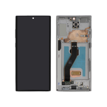 Displayeinheit Silber Galaxy Note 10+ (N975F) (Mit Rahmen)
