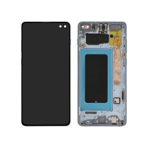 Displayeinheit Blau Galaxy S10+ (G975F) (Mit Rahmen)