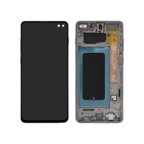 Displayeinheit Schwarz Galaxy S10+ (G975F) (Mit Rahmen)