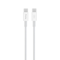 FAIRPLAY Kabel 60W USB-C auf USB-C 1m (Weiß) (Bulk)