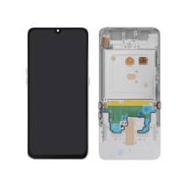Displayeinheit Silber OLED Galaxy A80 (A805F) (mit Rahmen)