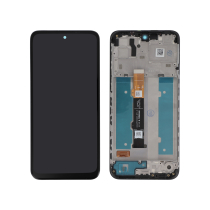 Displayeinheit Schwarz Moto G31 (mit Rahmen)