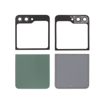 Grünes Komplettbackcover Galaxy Z Flip5 (F731B) (Ohne Logo)