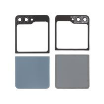 Komplette blaue Rückseite Galaxy Z Flip5 (F731B) (Ohne Logo)