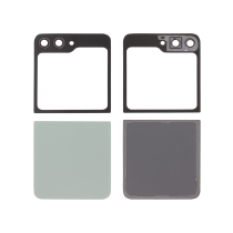 Komplettes Rückglas Minze Galaxy Z Flip5 (F731B) (Ohne Logo)