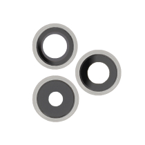 Vollständige Kamerlinse Silber iPhone 14 Pro/14 Pro Max (Set von 3)