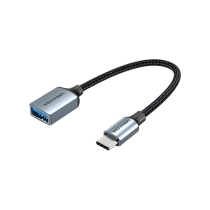 VENTION OTG-Kabel USB-C Stecker auf USB-A Buchse 0,15m (Grau)