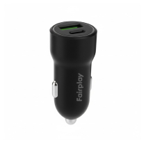 FAIRPLAY Kfz-Ladegerät (20W) 2USB (A+C)