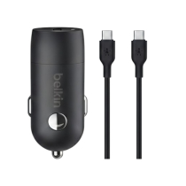 BELKIN Combo Autoladegerät USB-C (30W) + USB-C Kabel 1m