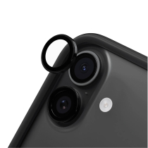 RHINOSHIELD Kameraschutz iPhone 16/16 Plus/17 (Schwarz)