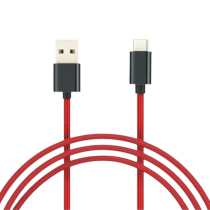 Xiaomi Geflochtenes USB-A auf USB-C Kabel 1m (Rot)