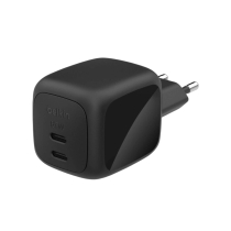 BELKIN Ladegerät GaN 2 Ports USB-C 67W (Schwarz)