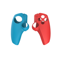DOBE Silikonhülle für PS5 Controller (Rot/Blau)