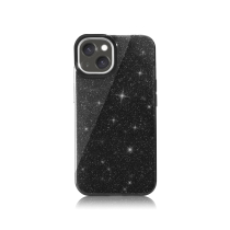 Glitzer Handyhülle iPhone 16 Pro Max (Schwarz)