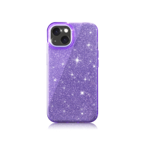 Glitzer Handyhülle iPhone 16 Pro Max (Violett)