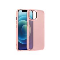 Satin Matte Handyhülle iPhone 14 Pro (Rosa)