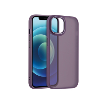 Satin Matte Handyhülle iPhone 13 Pro (Dunkles Violett)