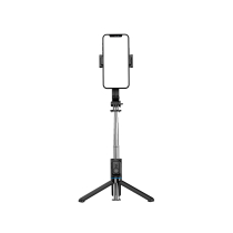 DEVIA Bluetooth-Multifunktions-Selfie-Stick (Schwarz) (C10)