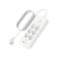 BELKIN Überspannungsschutz Steckdosenleiste 6 Steckdosen (USB-A + USB-C)