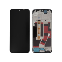 Displayeinheit Schwarz OLED Oppo A57 (mit Rahmen)