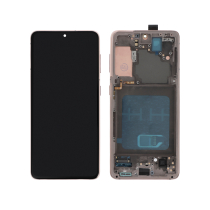 Displayeinheit Pink Galaxy S21 5G (G991B) (Mit Rahmen)
