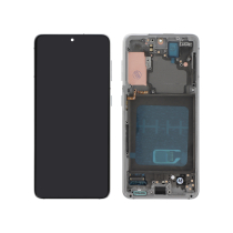 Displayeinheit Weiß Galaxy S21 5G (G991B) (Mit Rahmen)