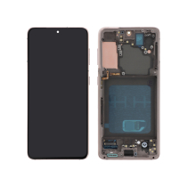 Violettes Displayeinheit Galaxy S21 5G (G991B) (mit Rahmen)