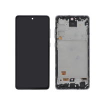 Displayeinheit OLED Schwarz Galaxy A72 (A725F/A726B) (mit Rahmen)