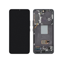 Displayeinheit Schwarz Galaxy S22 (S901B) (mit Rahmen)