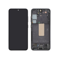 Displayeinheit Schwarz Galaxy S23 (S911B) (Mit Rahmen)