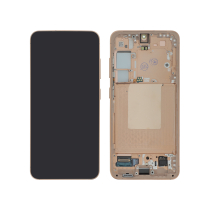 Displayeinheit Orange Galaxy S24 (S921B) (Mit Rahmen)