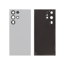 Weißes Backcover Galaxy S22 Ultra (S908B) (Ohne Logo)